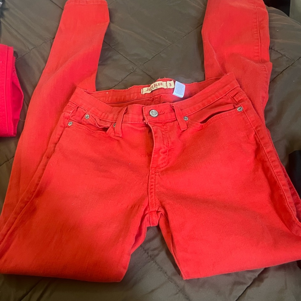 Judy Blue Bold Red Skinny Jeans